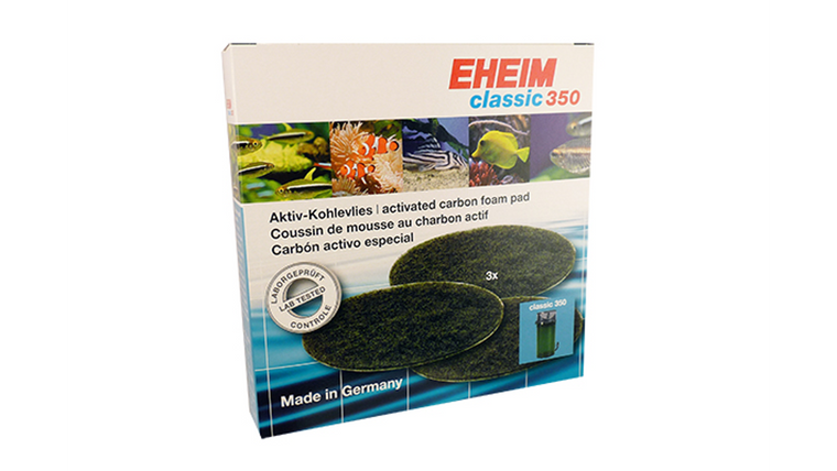 Eheim Classic 350 Filter Pad - Carbon 3pk 2628150