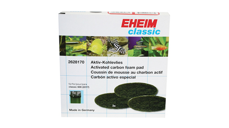 Eheim Classic 600 Filter Pad - Carbon 3pk 2628170