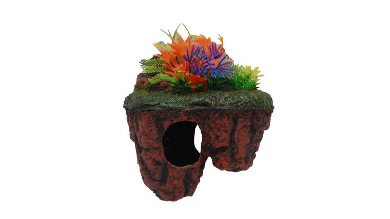 Floating Island With Plant 15cm - Red 63695