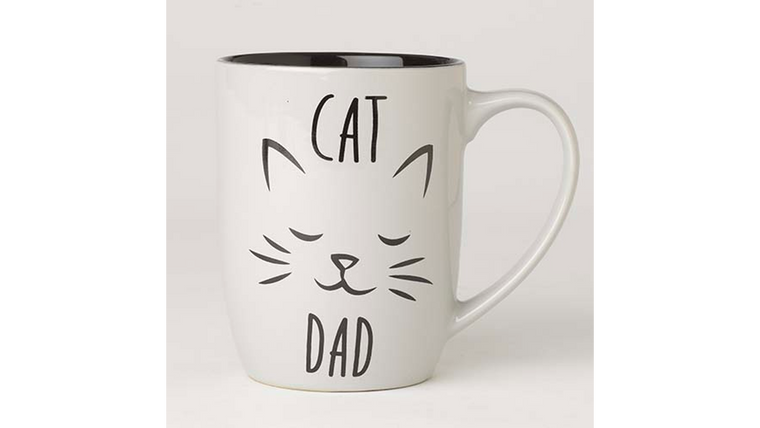 Mug "Cat Dad" Grey