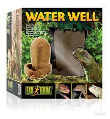 Front of Exo Terra Water Well - Reptile Water Dispenser