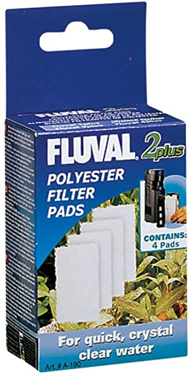 Fluval 2 Plus Polyester Pads 4pk