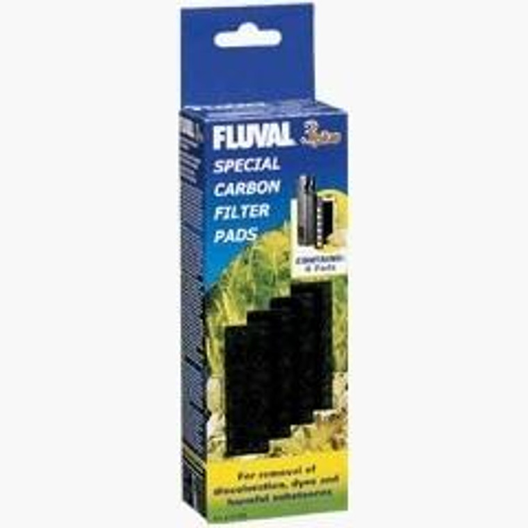 Fluval 3 Plus Carbon Pads 4pk