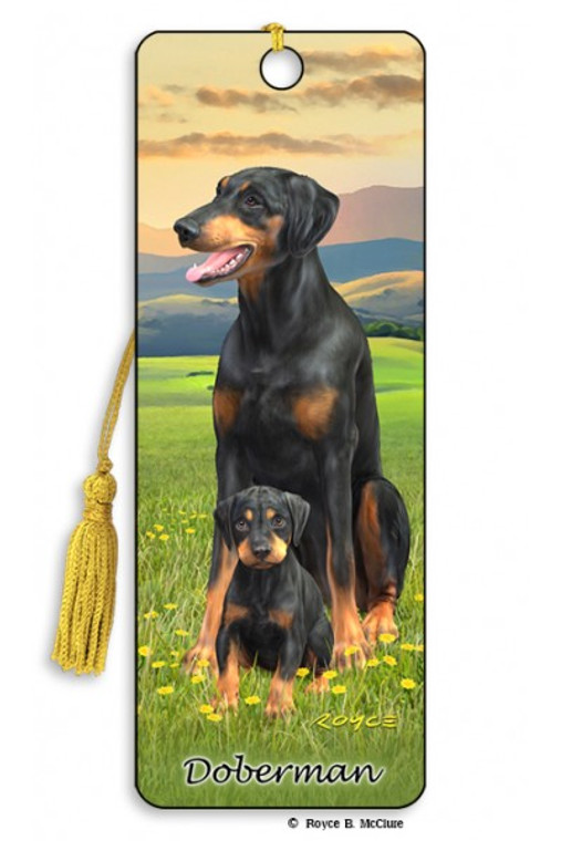 Doberman Book Mark