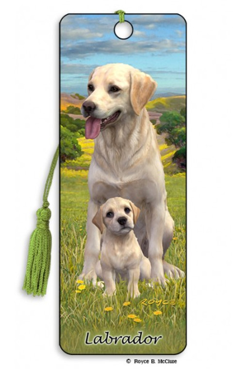 Golden Labrador Book Mark