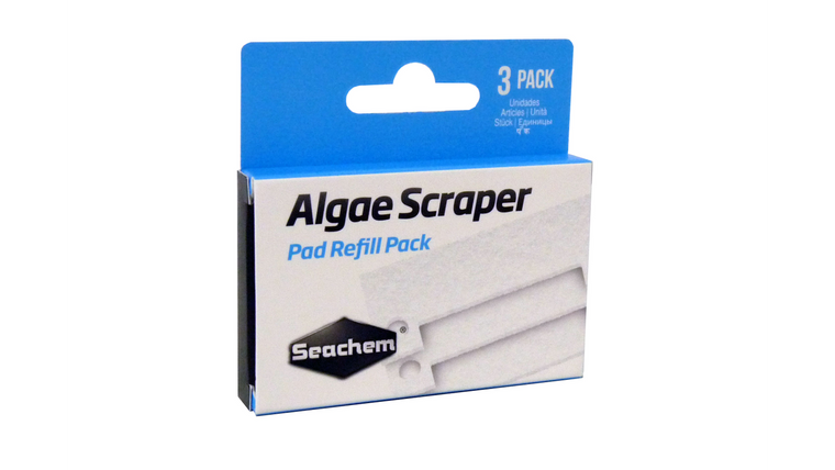 Seachem Algae Scraper Replacement Scrubber Pads 3PK