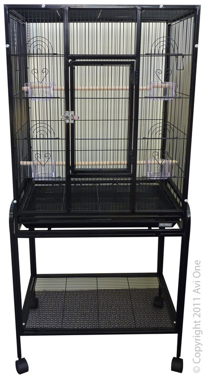 Avi One Bird Cage - 603 Square Black