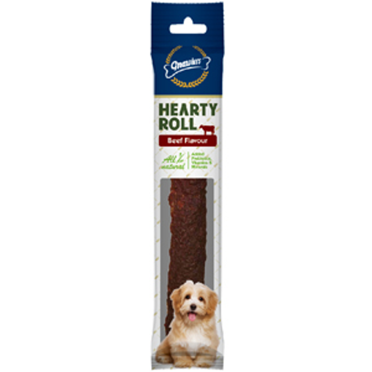 Gnawlers Hearty Roll Beef Flavour 1 Pc 80g 25cm