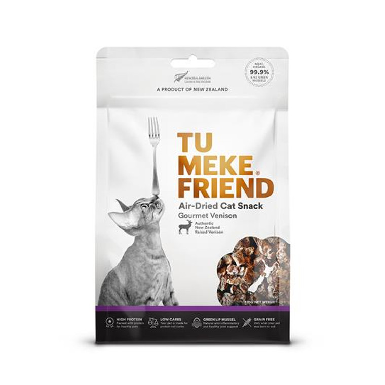 Tu Meke Cat Snacks Venison 120G