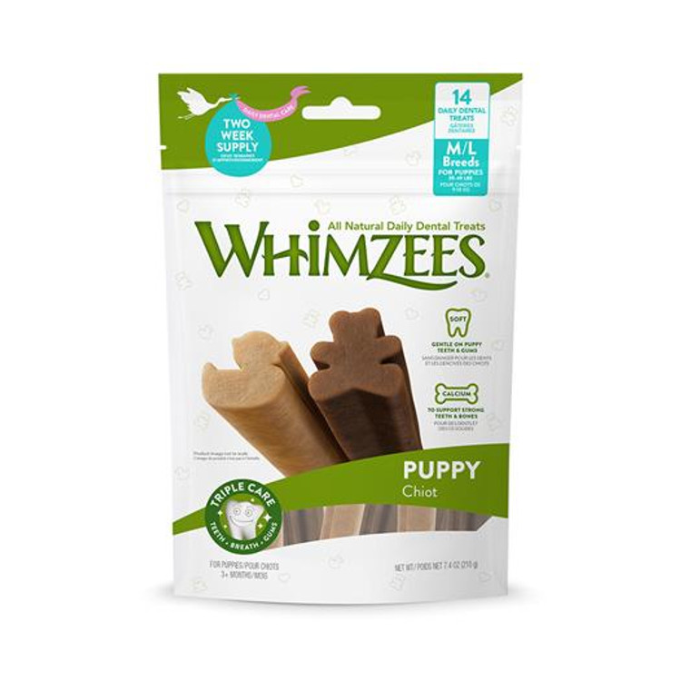 Whimzees Puppy M/L Value Bag
