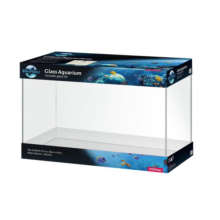 Blue Planet Glass Aquarium 91x38x45 150litre