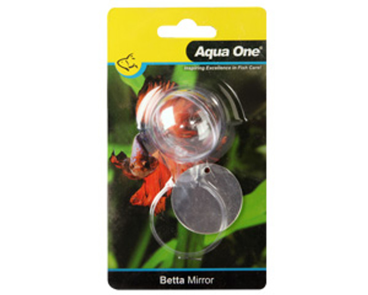 Aqua One Betta Mirror With Float Acrylic 17cm