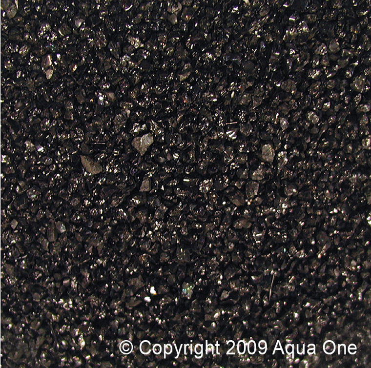 Aqua One Gravel - Black Silica 1kg (No.1)