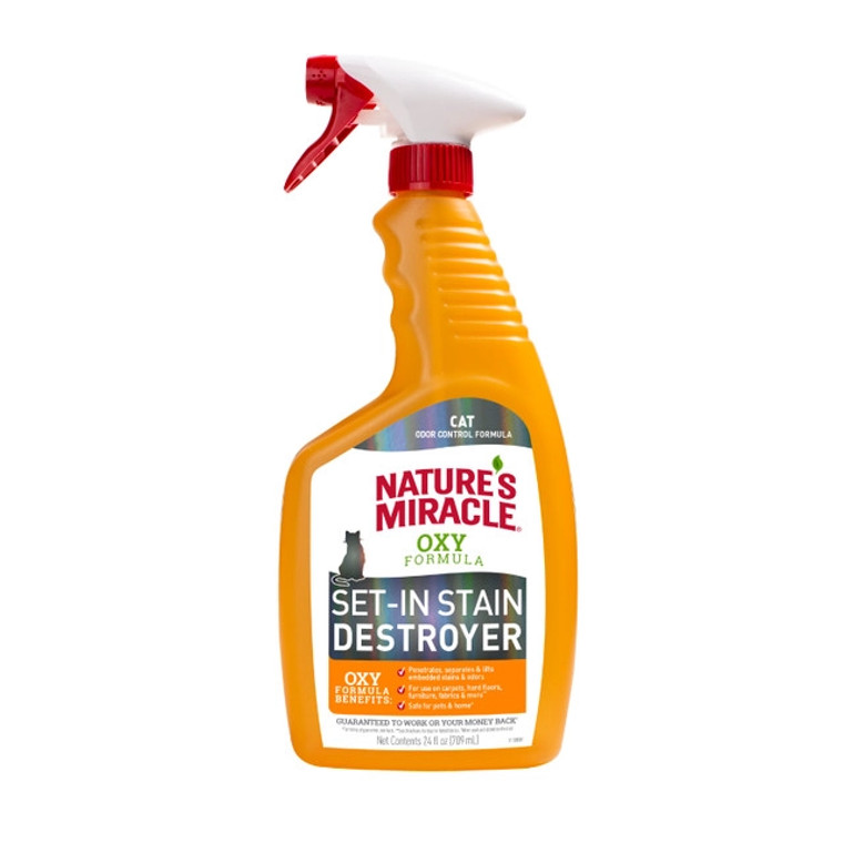 Nature’s Miracle Oxy Set  Set In Stain Remover For Cats