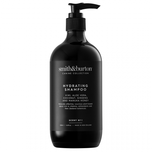 Front of Smith&Burton Hydrating Shampoo 500ml Pump bottle
