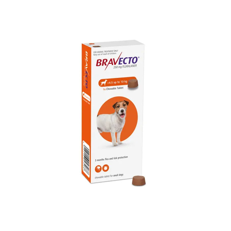 Bravecto Chewable Tab Dog Small  4.5-10KG