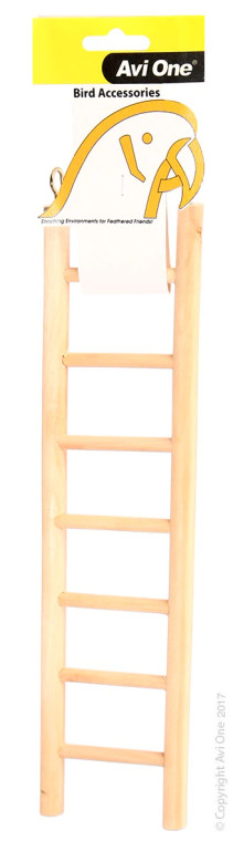 Avi One Bird Toy - Wooden Ladder 5 Rung