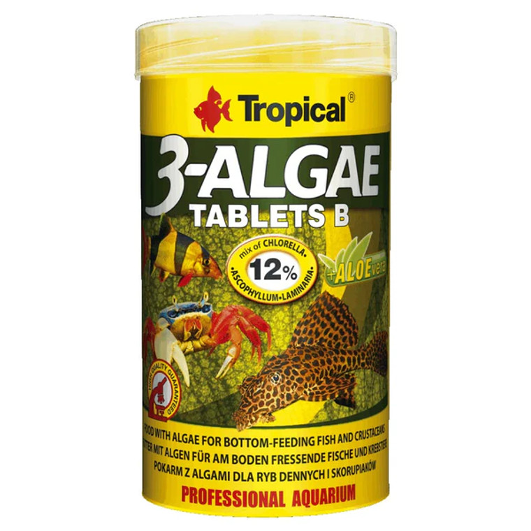 TROPICAL 3-Algae Tablets B 250ml/150g