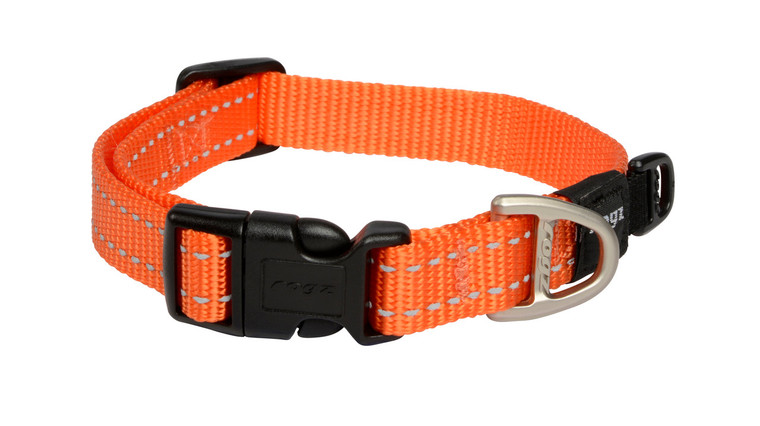 Rogz Classic Collar Orange Medium