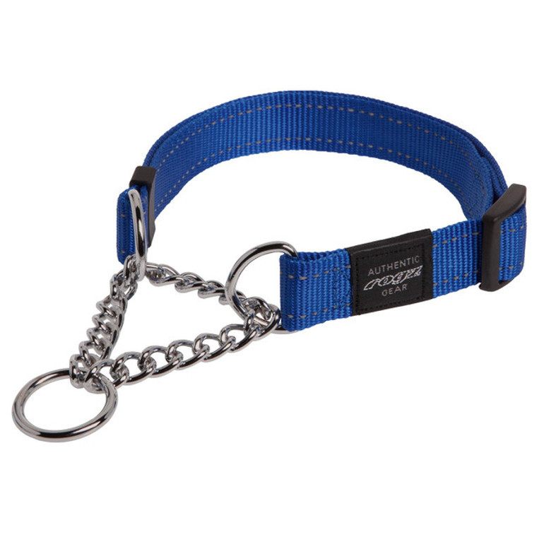 Rogz Obedience Collar Blue XL