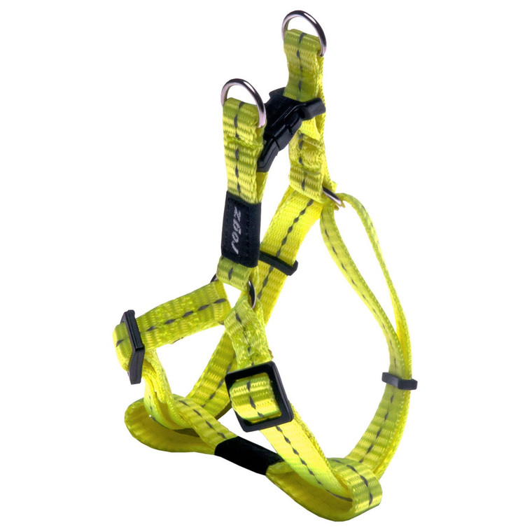 Rogz Step-In-Harness Dayglow Yellow Medium