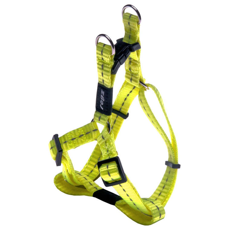 Rogz Step-In-Harness Dayglow Yellow Small