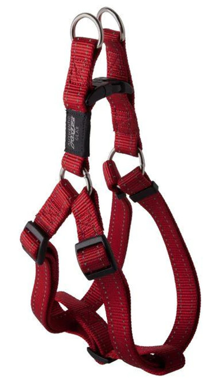 Rogz Step-In-Harness Red Large