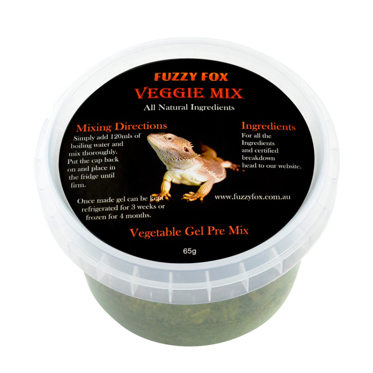 Fuzzy Fox Reptile Veggie Mix 65g