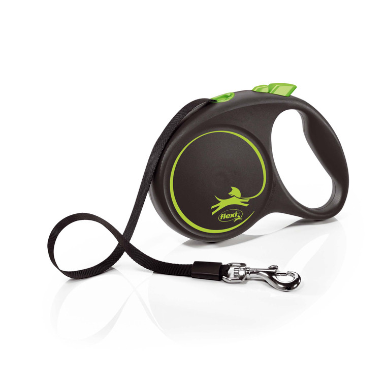 Flexi Retractable Leash Tape - 5m Green