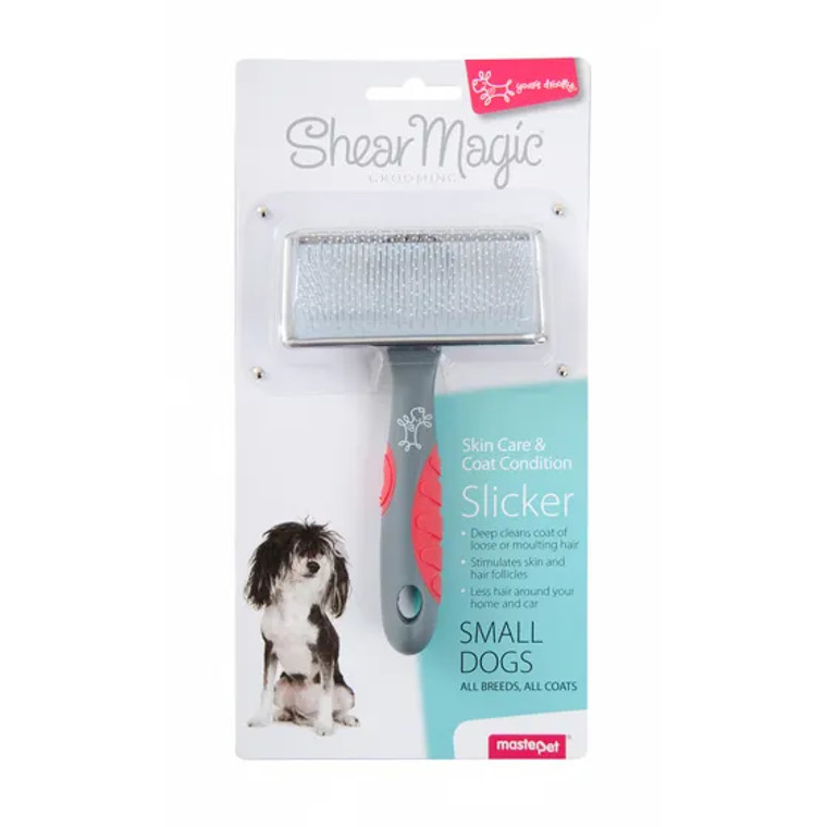 Yours Droolly Shear Magic Slicker Brush For Small Dogs