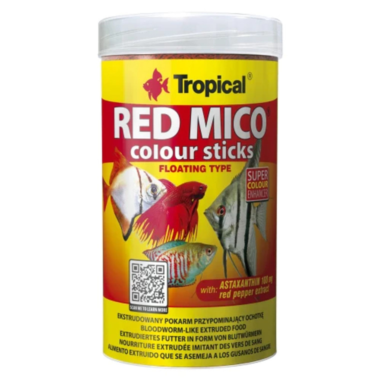 TROPICAL Red Mico Colour Sticks