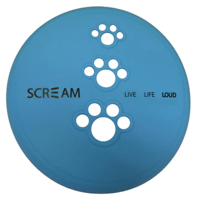 Scream Silicone Pet Flyer Blue - Small 18cm