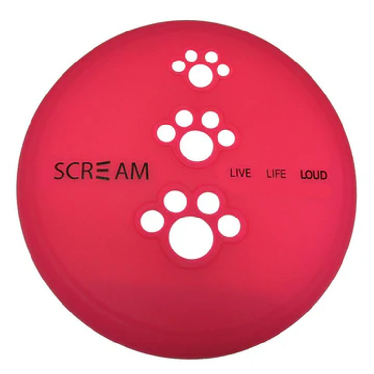 Scream Silicone Pet Flyer Pink - Small 18cm