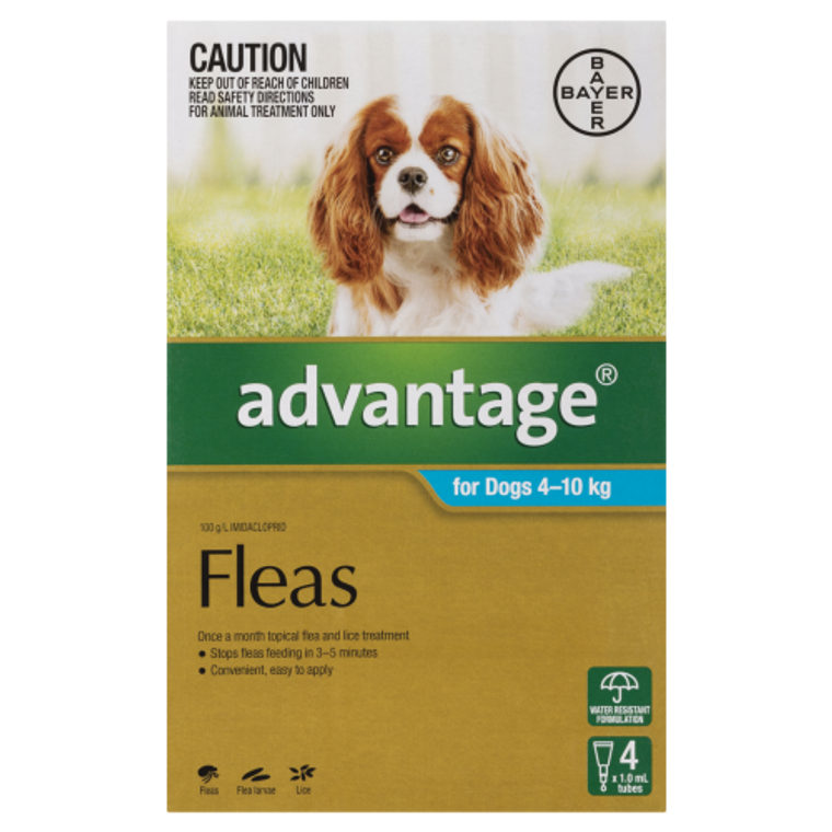 Advantage for Dogs over 4-10kg - 4pk