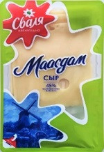 Svalia Maasdam Hard Cheese, Sliced (150g)