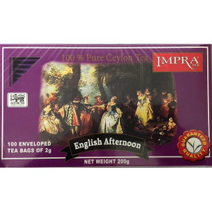 Impra, English Afternoon Black Tea (100 Tea Bags)