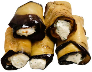 Stuffed Eggplant Rolls With Farmer Cheese  $8.99 ( Approx. 6 pc/LB $1.50 each)