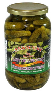 ZAKUSON BABY DILL PICKLES, 1L