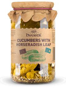 Dworek Pickles Marinated, W/Horseradish Leaf