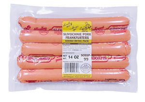 Slivochnie Pork Frankfurters, 14OZ
