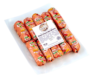 Gold Star, Malych Mini Wieners with cheese, 12OZ