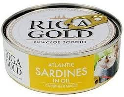 RigaGold Sardines In Oil, 240g