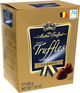 Maitre Truffout Chocolate Truffles, 7.05oz (Classic)