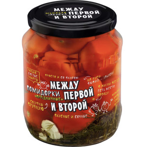 Pickled Tomatoes "Green Russian", Between First & Second, (680g)