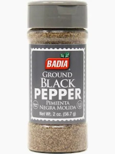 Black Pepper Ground, Badia, 2 oz