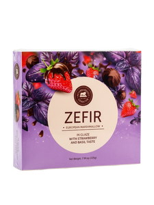 Zefir In Glaze Strawberry & Basil Flavor, 225g