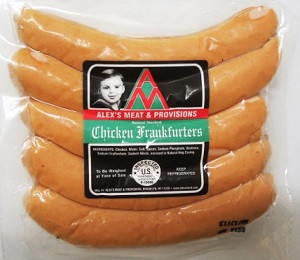Chicken Frankfurters by Alex`s Meat 