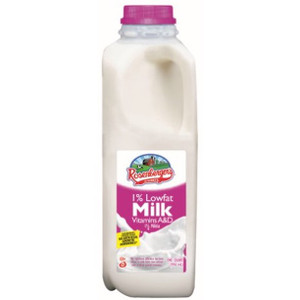 1% Low Fat Milk by Rosenbergers Dairies, 1 Quart