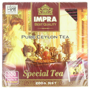 Impra, Pure Ceylon Special Black Tea (100 Tea Bags) Impra, Pure Ceylon Special Black Tea (100 Tea Bags)