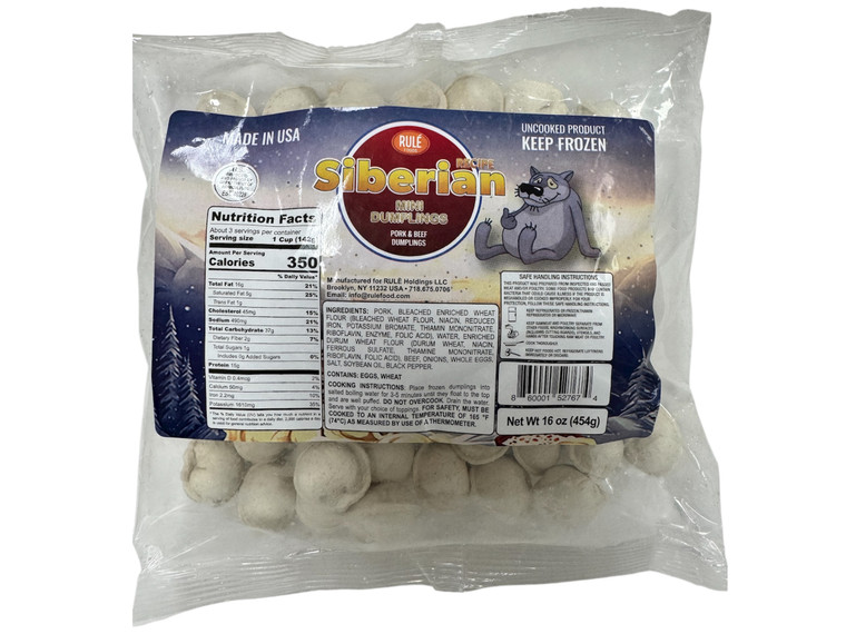 Rule, Mini Dumplings Syberian 1 LB pack